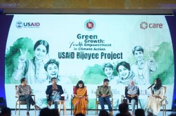 Panel discussion titled Green Growth-Youth Empowerment in Climate Action
